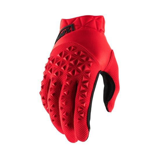 100% AIRMATIC GLOVE RED/BLACK MEDIUM