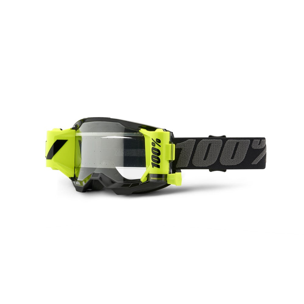 100% STRATA-2 FORECAST MOTO GOGGLE BLK ADULT