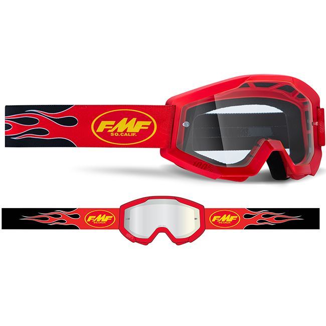 FMF POWERCORE GOGGLE - CLEAR LENS