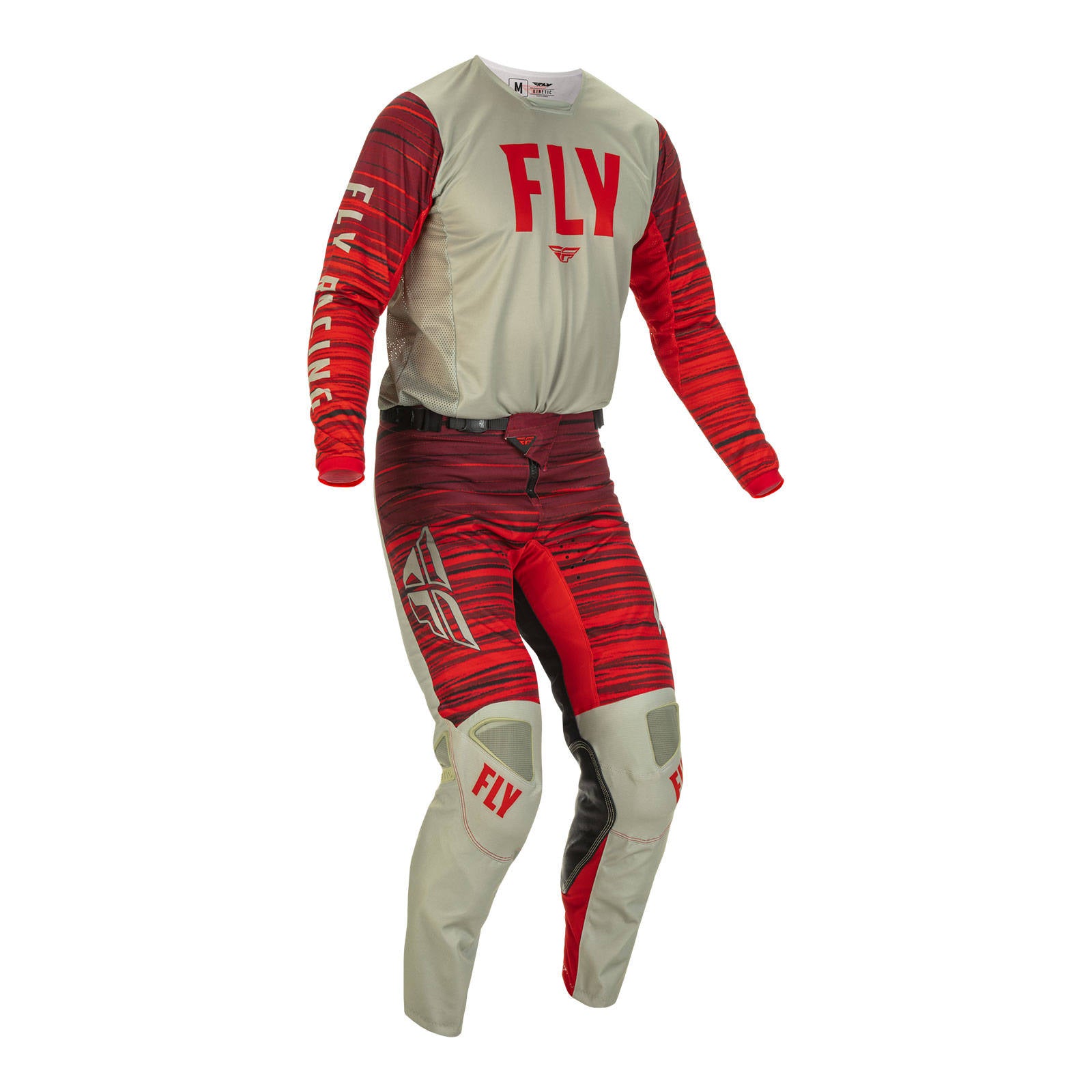 Fly Racing 2022 Kinetic Wave Jersey - Light Grey / Red – Wilks