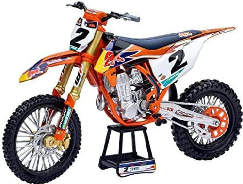 NEW RAY MODEL 1:10 SCALE KTM 450SXF FACTORY RED BULL COOPER WEBB