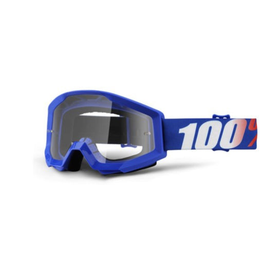 100% STRATA MOTO GOGGLE NATION - CLEAR LENS ADULT