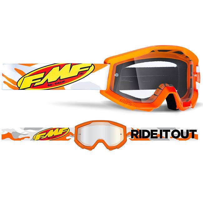 FMF POWERCORE GOGGLE - CLEAR LENS