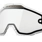 100% DUAL VENTED LENS - CLEAR ADULT